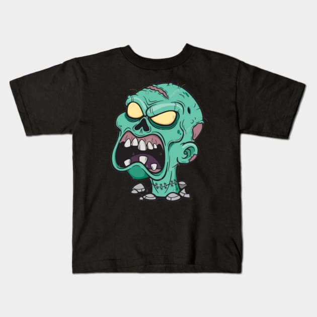 The zombieman Kids T-Shirt by Blacker01